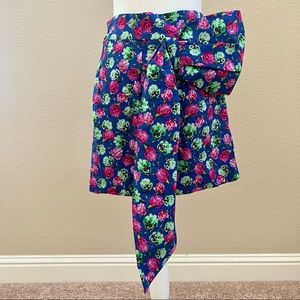 ZARA short skirt with a side bow